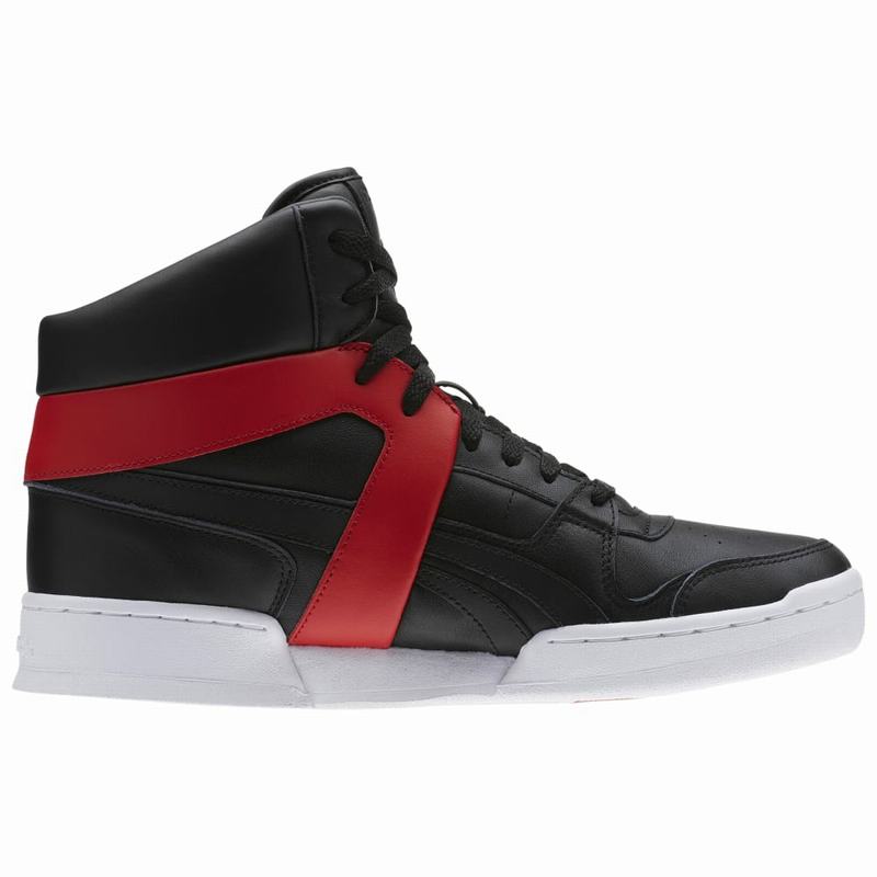 Ghete Baschet Reebok Bb 5600 Premium Barbati Negrii/Rosii Romania XS8860OP